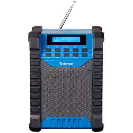 Denver DAB+/FM Baustellen-Radio/BT/Akku WRD-60