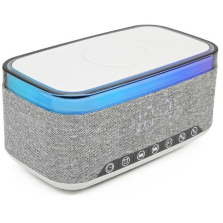 Denver FM-Radiowecker mit Bluetooth und kabellosem Laden