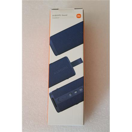 Taastatud. Xiaomi Sound Outdoor, Blue | Xiaomi Sound Outdoor | QBH4265GL | USED, MISSING MANUALS AND USB CABLE | 30 W | Waterproof | Bluetooth | Blue | Portable | Wireless connection
