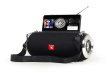 Gembird SPK-BT-17 portable Bluetooth speaker with FM-radio, black