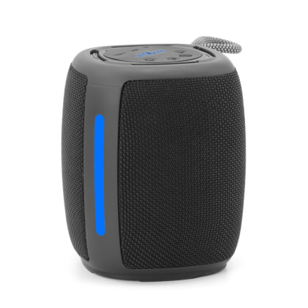 Gembird SPK-BT-LED-03-BK portable/party speaker Must 5 W