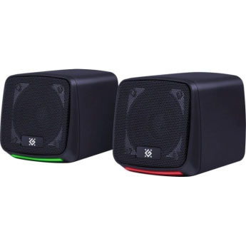 PC Speakers 2.0 DEFENDER J3 2.0 6W LED USB Black