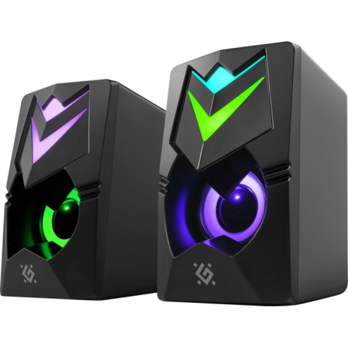 PC Speakers 2.0 DEFENDER J4 2.0 6W LED USB Черный