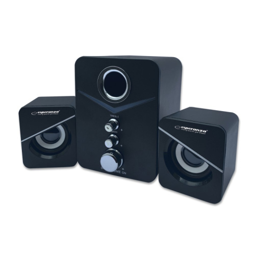 Esperanza EP153 USB 2.1 Speaker Set 6 W Must