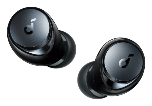 Soundcore Space A40 Adaptive Active Noise Canceling Wireless Earbuds, 50H Total Playtime, 10H Single Charge Playtime, LDAC Hi-Res Sound, Comfortable Fit, 6 Mics, Wireless Charge, Fast Charge