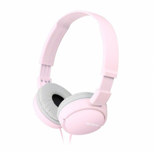 Sony MDR-ZX110AP - Headphones with mic - full size - wired - 3.5 mm jack - pink 