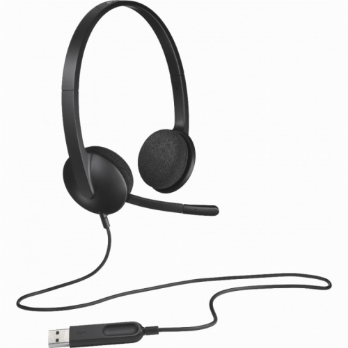 Logitech USB Headset H340 - Headset - on-ear - wired 