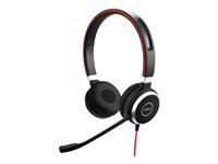 JABRA Evolve 40 MS stereo Headset on-ear wired USB-C