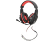 Tracer EXPERT - Headphones with mic - full size - wired - 3.5 mm jack - black, red 
