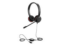 JABRA Evolve 30 II MS stereo Kõrvaklapid mikrofoniga on-ear wired USB 3.5 mm jack Certified for Skype for Business