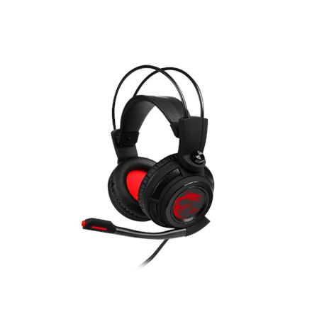 MSI DS502 Gaming Kõrvaklapid mikrofoniga, Wired, Black/Red | MSI | DS502 | Wired | Gaming Kõrvaklapid mikrofoniga | N/A DS502 GAMING Kõrvaklapid mikrofoniga
