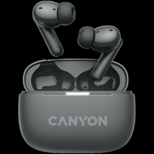 CANYON Kõrvaklapid mikrofoniga OnGo TWS-10 ANC+ENC Grey