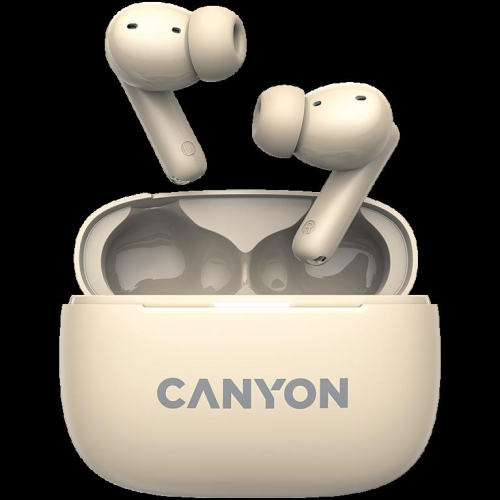 CANYON Kõrvaklapid mikrofoniga OnGo TWS-10 ANC+ENC Beige