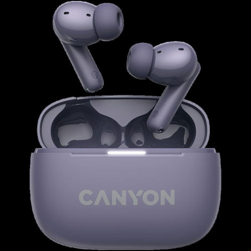 CANYON Kõrvaklapid mikrofoniga OnGo TWS-10 ANC+ENC Purple