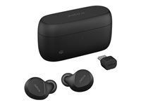 JABRA Evolve2 Buds MS True wireless earphones with mic in-ear Bluetooth active noise cancelling USB-C via BT adapter black MS Te