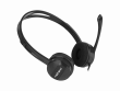 Natec Canary - Headset - on-ear - wired - 2x 3.5 mm jack - black 