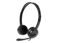 Natec Canary - Headset - on-ear - wired - 3.5 mm jack - black 