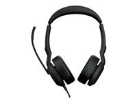 JABRA Evolve2 50 MS Stereo Kõrvaklapid mikrofoniga on-ear Bluetooth wired active noise cancelling USB-A black Zoom Certified Certified for MS Te