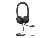 JABRA Evolve2 30 SE MS Stereo Headset on-ear wired USB-C noise isolating Certified for Microsoft Teams