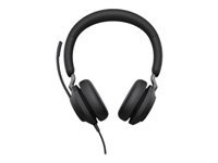 JABRA Evolve2 40 SE UC Stereo Headset on-ear wired USB-A noise isolating Optimised for UC