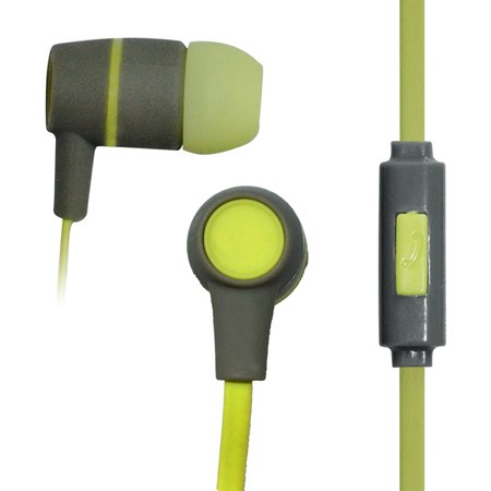 Vakoss SK-214G headphones/Kõrvaklapid mikrofoniga Wired In-ear Calls/Music Green, Grey