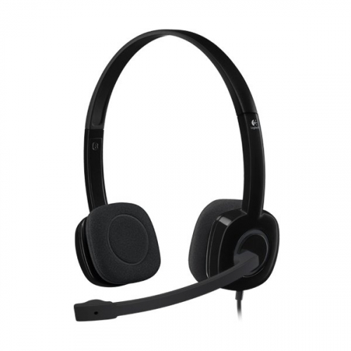 LOGITECH H151 Corded Stereo Kõrvaklapid mikrofoniga - BLACK - 3.5 MM