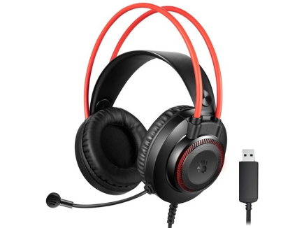 A4TECH BLOODY G200S USB black stereo headphones 50mm Leather Ear Pads 