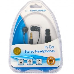 Esperanza EH124 headphones/Kõrvaklapid mikrofoniga In-ear Black
