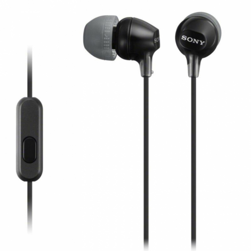 Sony EX15AP, must - Kõrvasisesed kõrvaklapid / MDREX15APB.CE7