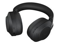 JABRA Evolve2 85 MS Stereo Headset full size Bluetooth wireless wired active noise cancelling 3.5 mm noise isolating black MS Te 3845301