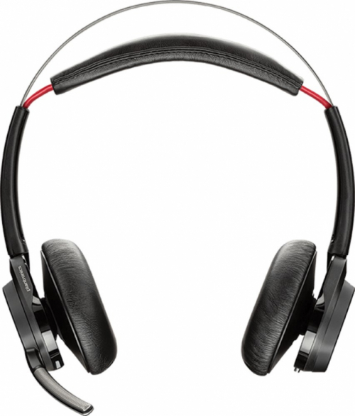 POLY Voyager Focus UC Kõrvaklapid mikrofoniga Wireless Head-band Office/Call center Bluetooth Black B825-M