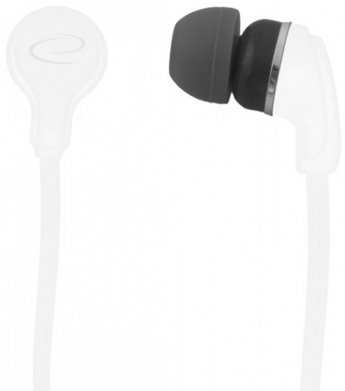 Esperanza EH147W headphones/Kõrvaklapid mikrofoniga Wired In-ear Music White