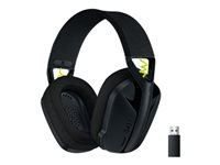 LOGITECH Lightspeed G435 Headset full size Bluetooth / 2.4 GHz radio frequency wireless black Discord Certified
