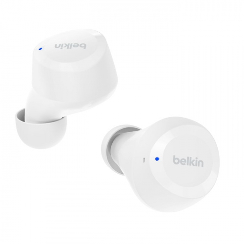 Belkin SoundForm Bolt Kõrvaklapid mikrofoniga Wireless In-ear Calls/Music/Sport/Everyday Bluetooth White