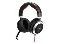 JABRA Evolve 80 MS stereo Kõrvaklapid mikrofoniga full size wired active noise cancelling 3.5 mm jack Certified for Skype for Business