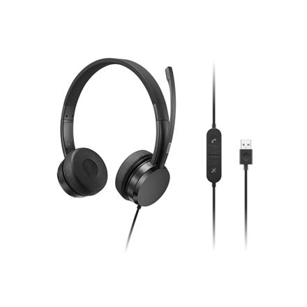 Lenovo | USB-A Stereo Headset with Control Box | Wired | On-Ear 4XD1K18260