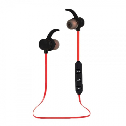 Esperanza EH186K headphones/Kõrvaklapid mikrofoniga Wireless In-ear Sports Bluetooth Black, Red