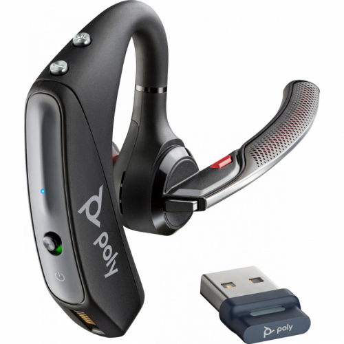 HP Poly Voyager 5200 USB-A Bluetooth Headset +BT700 dongle (206110-102)