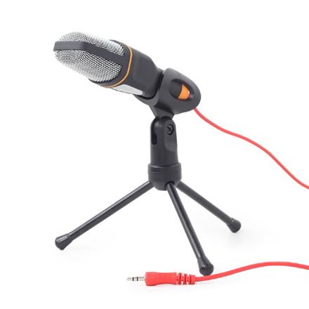 Gembird | Desktop Mikrofon with a tripod | MIC-D-03 | Built-in Mikrofon | 3.5 mm | Black