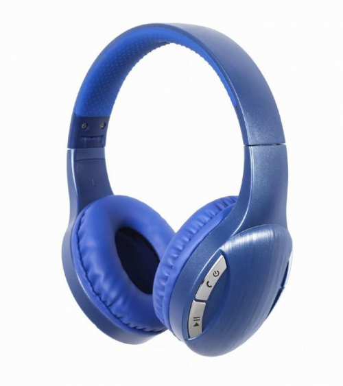 Kõrvaklapid mikrofoniga BLUETOOTH V5.0/BLUE BTHS-01-B GEMBIRD