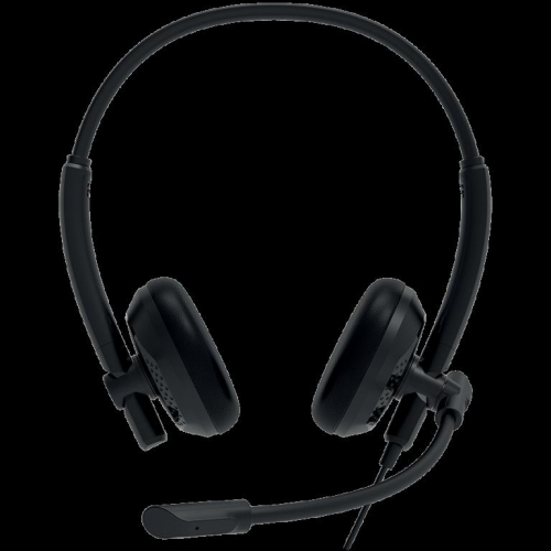 Kõrvaklapid mikrofoniga Canyon HS-07 PC Mic 3.5/USB Flat 2.8m Black (CNS-HS07B)
