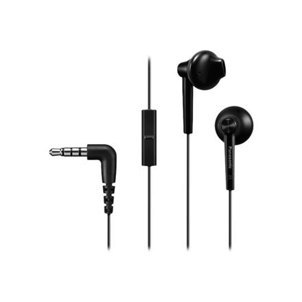 Panasonic | RP-TCM55E-K | Headphones | Wired | In-ear | Microphone | Black RP-TCM55E-K