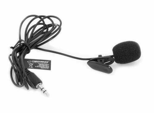 Esperanza EH178 Mikrofon with clip Black
