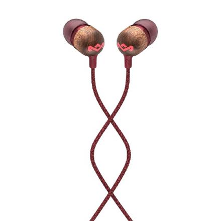 Marley | Earbuds | Smile Jamaica | In-Ear Built-in Microphone | 3.5 mm | Red EM-JE041-RD