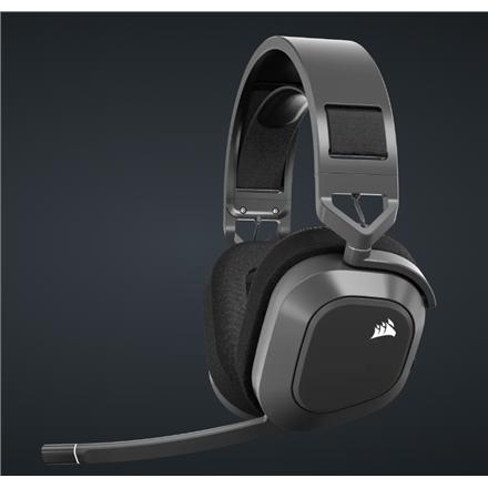 Corsair | Gaming Headset | HS80 Max | Built-in Microphone | Bluetooth | Wireless | Bluetooth | Over-Ear | Wireless | Steel Gray CA-9011295-EU