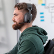 Logitech Zone Vibe 100 - Headset - full size - Bluetooth - wireless - graphite 