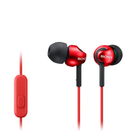 Sony In-ear Headphones EX series, Red | Sony | MDR-EX110AP | In-ear | Red MDREX110APR.CE7