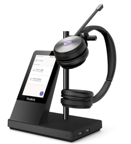 Yealink Wireless headphones WH66 Dual charging stand Teams Dect