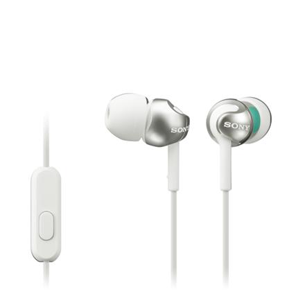 Sony In-ear Headphones EX series, White | Sony | MDR-EX110AP | In-ear | White MDREX110APW.CE7