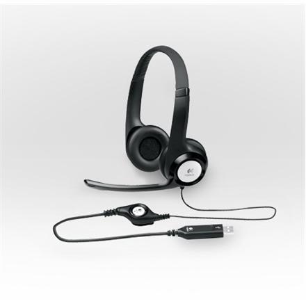Logitech | Computer Headset | H390 | On-Ear Built-in Microphone | USB Type-A | Black